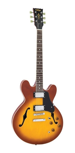 Guitarra Eléctrica 335 Vintage Vsa500hb Honeyburst