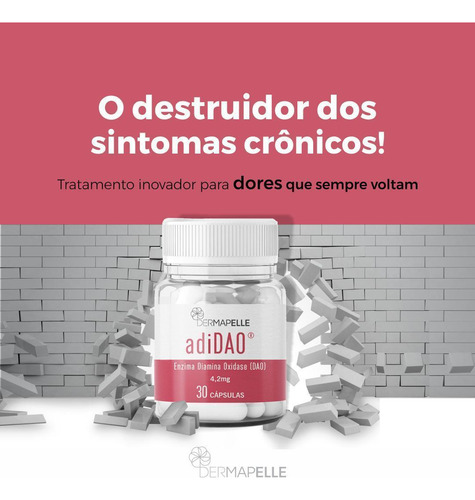Adidao - Enzima Diamina Oxidase (dao) 4,2mg 30 Cápsulas
