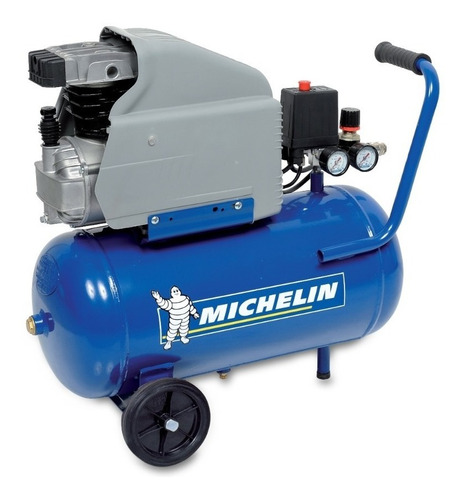 Compresor Monofasico Michelin 24 Lts Mb24 2hp 8 Bar