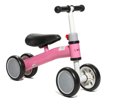 Patacleta Love 078 Para Niños Color Rosa/blanco Aprendizaje Rosa