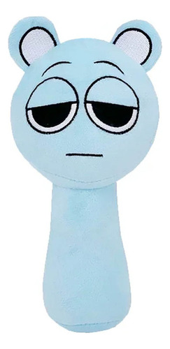 Boneco Pelúcia Sprunki Sky Azul Incredibox Original 20cm
