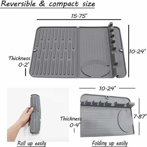 Mantel Individual De Silicona Para Vajilla Fregador Cocinas