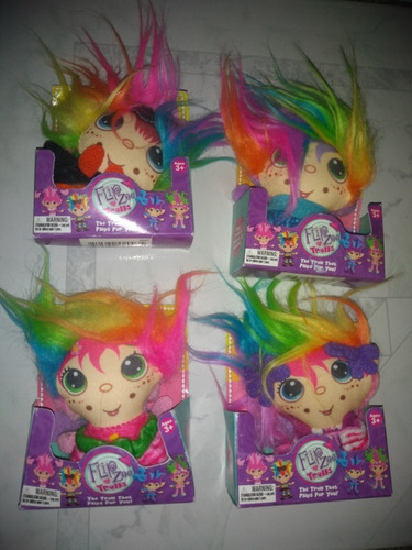 Flipzee Trolls Lote Mini Peluches De Troll Reversibles