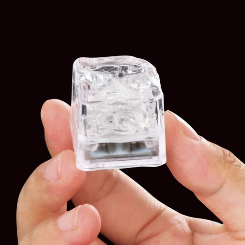 Cubos De Hielo Iluminados, Paquete De 72 Cubos De Hielo Led