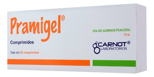Pramigel Comprimido, 20 Comprimidos