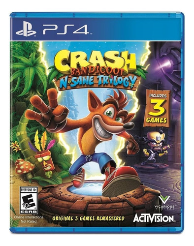 Crash Bandicoot N Sane Trilogy Ps4 Nuevo Msi