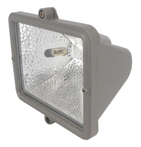 Foco Reflector Cuarzo 500w Gris Gewiss - Gi4201