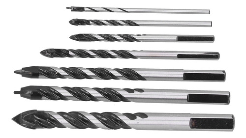 Imagen 4 de 10 de 7pcs Brocas Multifuncionales Cerámica Concreto Vidrio Madera