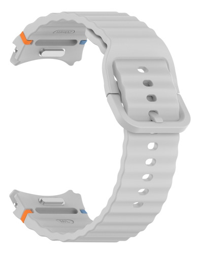 Correa De Silicona Gris Claro Para Samsung Galaxy Watch 6 Cl