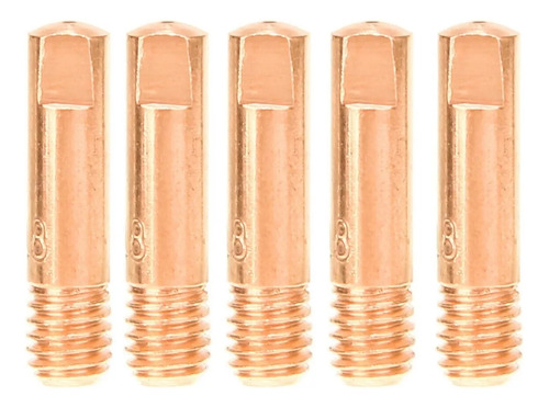 Bico De Contato 0,8mm Tocha Solda Compatível Mig Mag 11 Kit
