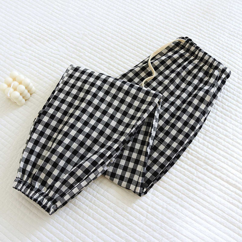 Un Pijama Y Pantalones Holgados De Lino Y Algodón Para Mujer