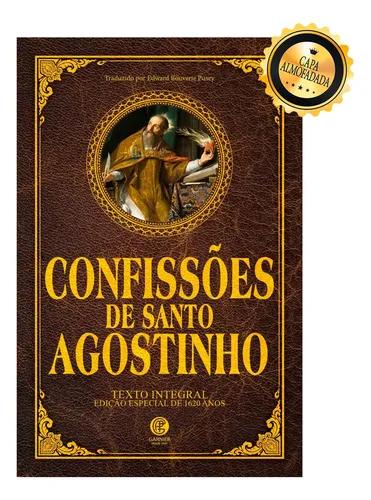 Confissões De Santo Agostinho - Edição Luxo Capa Dura Livro Físico