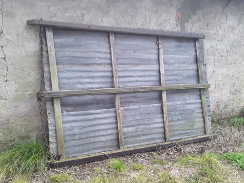 Rastra De Chapa De 2.80 X 1.85 Mts Con Cadenas