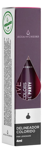 Delineador Attractive Colors Pool Party Colorido Pink - Blue Acabamento Mate