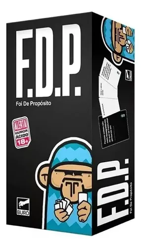 Jogo De Cartas F.d.p Foi De Propósito - Buró