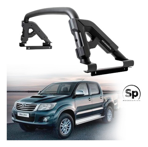 Imagen 6 de 7 de Roll Bar Posamanos Adventure Toyota Hilux 2016/2020