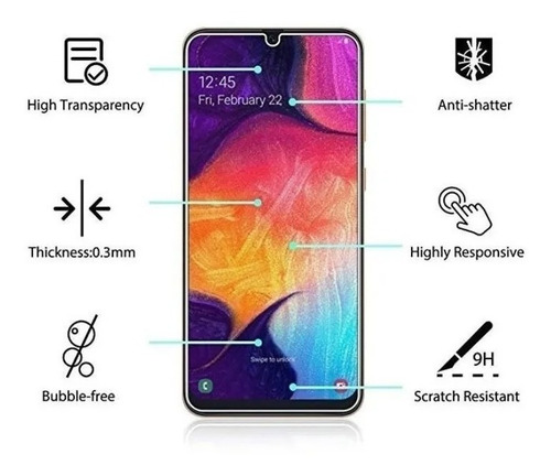 Protector Degrade Anti Rayas Samsung A10s + Vidrio Templado