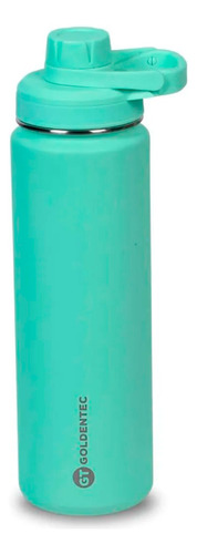 Garrafa Térmica Inox 750ml Com Bico Cor Verde Água Goldentec Cor Verde-claro