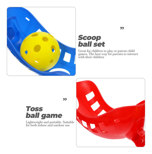 Juego De Pelota Scoop Toss & Catch Set Para Deportes Al Aire