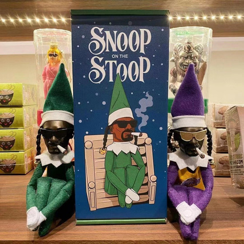 Muñeco Elfo Navideño Snoop On A Stoop, Regalo A