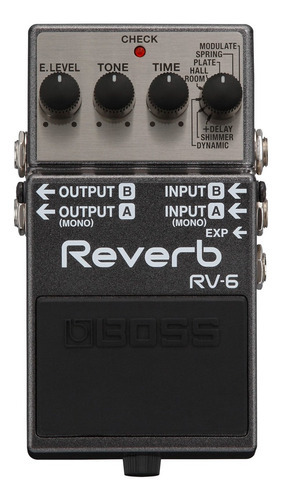 Pedal Efecto P/ Guitarra Boss Rv6 Digital Reverb & Delay Cuo