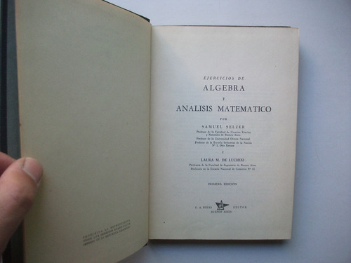 Ejercicios De Álgebra Y Análisis Matemático - Selzer Luchini