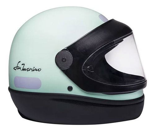Imagem 2 de 5 de Capacete Taurus San Marino Colors Verde Claro