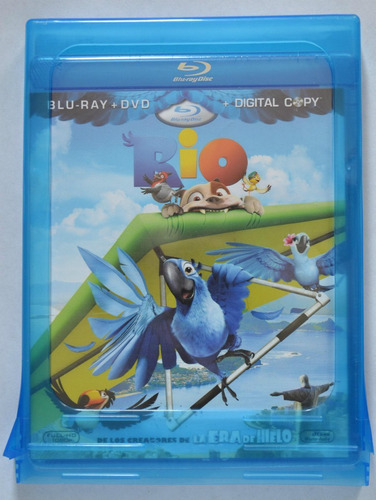 Rio Bluray+ Dvd+ Digital Copy Rio 1era Parte Nueva 3 Discos
