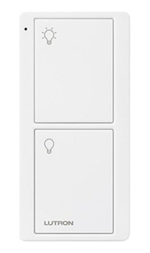 Control Remoto Pico 2 Botones Encender Lutron Pj2-2b-gwh-l01