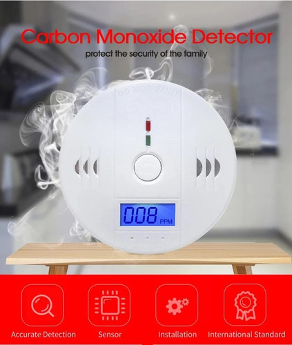 Cw Detector De Monóxido De Carbono Detector De Humo