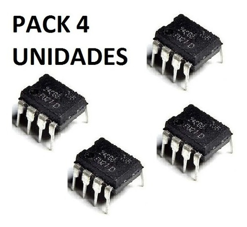 Imagen 1 de 1 de Memoria Eeprom 24c08 8/16k 5v Pack 2
