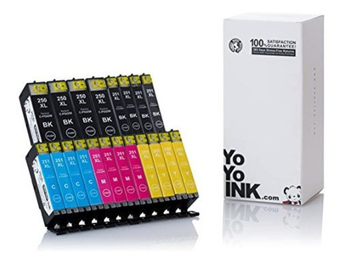 Yoyoink 20 Pack Cartuchos De Tinta De Impresora Compatibles 