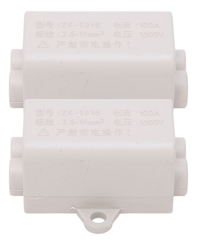 Conector De Empalme En Línea De 100a, 1000v, 2 Uds.