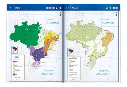 Atlas Geográfico Escolar (68p) Todolivro Crianças Filhos