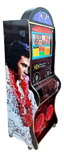 comprar Maquina De Musica Jukebox E Karaoke Com Bluetooth Residencal