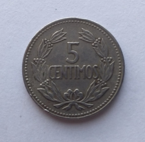 Moneda De 5 Centimos (nica) De 1964. Colección. Venezuela