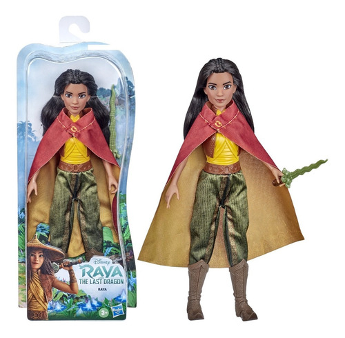 Muñeca Raya Princesa Disney Raya Y El Último Dragón Hasbro