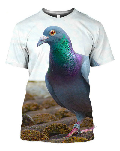 Q Animales De Caza Palomas Salvajes Playeras Impresas En 3d