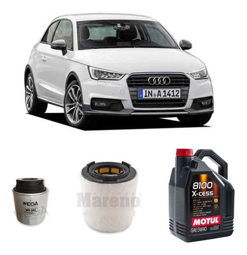 Kit Filtros Audi A1 1.4 Tfsi Y Motul 5w40 X5 Hasta 2016