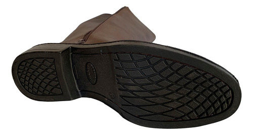 Bota Coturno Hipismo Zíper Couro Legitimo + Capa Celular