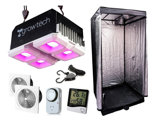 Indoor Kit Cultivo Led Growtech 200w Carpa Completo