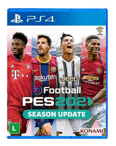 Pes 2021 Efootbal Pro Evolution Soccer 2021 Ps4 Mídia Física