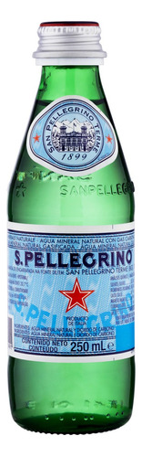 Água Mineral Natural com Gás S. Pellegrino Garrafa 250ml