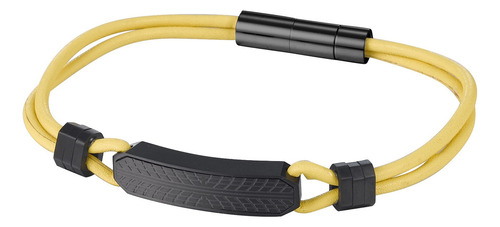 Pulsera Caterpillar Hombre J001b10171 21cm Color Amarillo Diámetro 21 Cm Largo 21 Cm