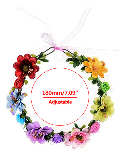 Diadema De Flores Para La Cabeza, Guirnalda, Corona, Fiesta