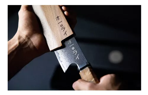 Cuchillo De Chef Kiritsuke Keemake Acero Damasco Japones Patron