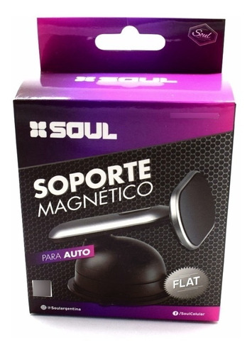 Imagen 1 de 4 de Soporte Celular Magnético Para Auto Soul