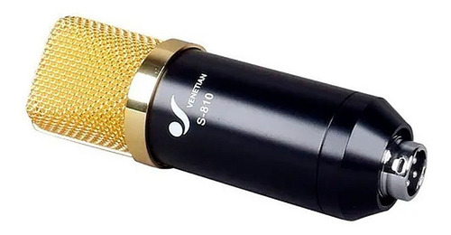 Microfono Condenser Estudio Karaoke Venetian S810 Color Negro
