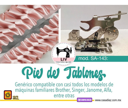Pie Prensatela Para Tablones / Tableado Sa 143