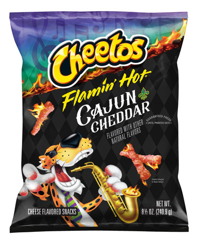 Cheetos Flamin' Hot Cajun Cheddar 240.9 Americano